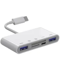 USB Hubs Typ C-kortl￤sare USB-C till SD TF USB3 0 Portsanslutning 5 i 1 S293L
