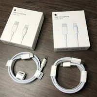 Met Retail Box OEM -kwaliteit 1M 3ft USB PD 12W Cables Type C naar Lightning Cable Apple snellaadsnoeren snellader voor iPhone 7 8 x plus 11 12 13 Pro Max smartphones