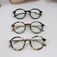 ماركة فاخرة نظارات مصمم النساء الرجال الطاعة نظارات خلات المنصة الإطار الظل خمر الأزياء جولة الجاموس القرن نظارات للشخصية الفردية