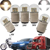 Bulbs Lampade Led Turn Signal Light P21/5W 1157 BAY15D 6V 12V 24V 36V 48V 1.5W Auto Tail Brake Stop Reverse Lamp For Car Motorcycle