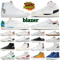 Og Blazer Mid 77 Vintage Blazer Jumbo Bai uomini Donne Casualmente Scarpe casual White Indigo Melograno Arctic Punch Funcing Funzionisti Designer Sneaker Piattaforma