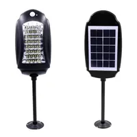 Lámpara de calles solares de 32lled impermeable Sensores de movimiento de movimiento de la pared de la pared Luz de emergencia de la pared con control remoto