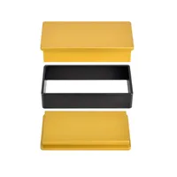 Sacca d'oro rosineer rettangolare 2,5 "x 5" in alluminio di grado alimentare stampo press per fumare kit di utensili tamponi a secco Accessori per vapori
