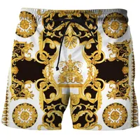 Shorts para hombres Trunks para hombres Summer Summer 3d Luxury High Gresh Einted Rapid Dry Hawaiian 2022men's