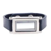 Bangle 5 -stcs verkopen H -vorm met horloge Stape Glass Memory Locket Pols Bracelet Charms For Men Women Gift Sieraden maken Bulkbangle