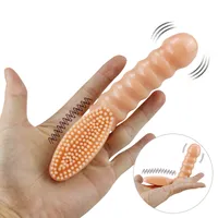 لعبة Sexager Sex Toy Storial Dancer Finger Dildo Varies G spot nipple clitoris anal modulator fingers personal fingers body massagers toys for woman