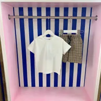 infant boy clothe blue baby boys summer clothing set 110-160 cm designer girls toddler sport suits clothes wholesale 2022