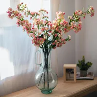 Vasos Arte de flor artificial Table Top Top Fresh Plant Fake European Wedding