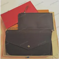 women Crossbody bags 3 pcs/set wallet lady shoulder Messenger bag favorite multi pochette Purse Handbags with box New
