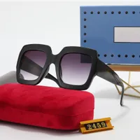 디자이너 선글라스 여성과 남성을위한 대형 스퀘어 여름 스타일 Adumbral Goggle 최고 품질 UV400 렌즈 혼합 컬러 숙녀 안경 원래 상자