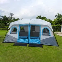 Tentes et abris grande tente de camping en plein air grande famille 8 10 12 personnes PARTIE IMPRÉPRÉE CABINE CAMP ANTI UV Marquee