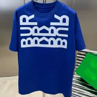 Camisas Burbe Mens de alta calidad Camisas de dise￱ador BB BB SKUNT SUKERSIￓN EL COMERA DEL ALGODA COMBA DE MANAVA CORTA MENOS MUJERES PARTELA PARTE
