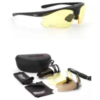 Мужчины военные тактические поляризованные солнцезащитные очки 3 линза, защищенные от пуленевых линз Airsoft, стреляйте в Gafas Smoke Lens Motorcycle Cycling Goggles T220722