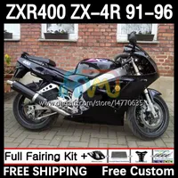 Kit ABS Bodys para Kawasaki Ninja ZX4R ZXR 400 CC 400CC 1991 1992 1993 1994 1995 1996 Cowling 12dh.62 ZXR-400 BODYWORK ZX 4R ZXR400