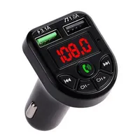 Universal-Auto MP3 BTE5 Bluetooth-Empfänger E5 Auto FM-Sender Freisprecheinrichtung Call-Zubehör