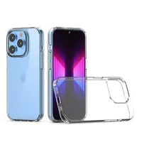 Clear Acrylic Hybrid Phone Cases for Apple iPhone 14 Pro Max 6.7 14Pro 6.1 14Plus 13 12 11 XR 7 8 6Splus S23 Ultra S23Plus A54 Crystal Chockproof Hard Covers B2