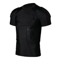 T-shirt de protecteur de carrosserie entier Honeycomb Sponge Pads Sportswear Armor for Rugby Basketball Football287y