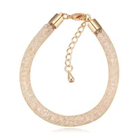 Nouveau design Lap Magic Bag Bracelets en métal pour femmes Real Crystal from Swarovski Fashion Bangle Weddings Jewelry Girl Gift287Q