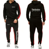 Men's Tracksuits Technics 2022 Men's Dj 1200 Turntable Music 2 Pieces Sweatshirts Pullover Hoodies Sportwear Suits Casual ClothesMen's