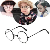 Mode Sonnenbrillen rahmen Kinder runde Brillen Brillen Kinder mit klarer Linsen Myopie Optisch transparent für Kinder Jungen Mädchen1 KIMM22