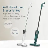 Electric Floor Mops With Sprayer Handheld Spin And Go Mop Without Cable Water Tank Washing Mop Cleaning Household286m281z