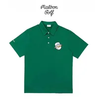 Malbon Męskie odzież golfowa Summer Shortsleeved Tshirt Polo Shirt Golf Outdoor i codzienna koszula dla mężczyzn 220601