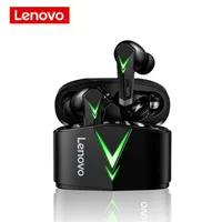 lenovo lp6 tws earphones gaming headset 65ms low latency wireless earphone with mic bass audio sports bluetooth gamer earbuds240l
