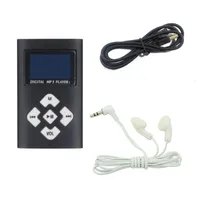 MP4 Players Portable Mp3 Music Player с 1,1 "ЖК -экраном Mini Clip TF Card Slot USB + наушники
