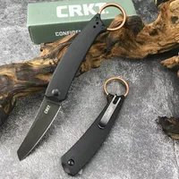 CRKT-7150 Pocket Folding Knife G10 Handle D2 Blade Tactical Survival Hunting Knives Outdoor Camping Multi Utility EDC Tool