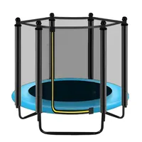 Indoor Outdoor trampoline Safety Net UV-Resistant Garden Replacement For 3.97ft 4.59ft 4.92ft 6 Poles Trampolines222g