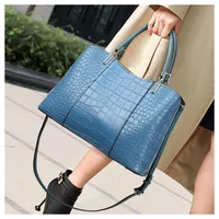 Shoulder Bags women fashion New women&#039;s bag business commuting large-capacity crocodile pattern simple shoulder handbag 2022 top quality