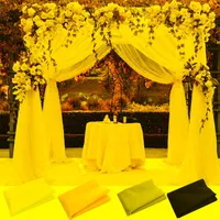 Party Decoration X 550cm Wedding Organza Crystal Sheer DIY Flowers Arch Tulle Roll Backdrop Hanging Decor SuppliesParty