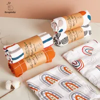 Kangobaby #mijn zacht leven # All Season Musine Swaddle Deken Pasgeboren Badhanddoek Multi Designs Functies Baby Wrap Baby Quilt