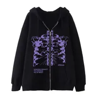 Dark Black Gothic Clothing Sweater Sweater Swelety High Street Conjuntos de Hombre Y2K Masculino Plus Tops 220805