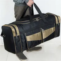 60L 90L Nylon Luggage Gym Bags Outdoor Bag Large Traveling Tas For Women Men Travel Duffle Handbags Sack Luggage Bag Gym XA15WD 220513