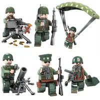 WW2 War of the Pacific Theatre of Operations Battle USA Army Solider Mility Mini Action Forms Building Buck Brick Toy for Kid199V