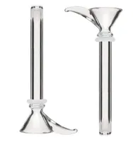 Hookahs 3inch glass male slides and female stem slide with bowl simple downstem for water glass bong glass pipes for retail or wholesale