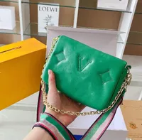 Kvinnkedja av högsta kvalitet Kedja axelväskor Lady Purse Messenger Bag designer handväskor plånböcker ryggsäck kvinnlig handväska med låda