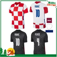 2021 Croacia Kupası Futbol Formaları Hırvati 20 21 Croazia Modric Perisic Rakitic Mandzukic Kovacic Republika Hrvatska Futbol Gömlek Seti Erkekler + Çocuk Kiti Üniforma
