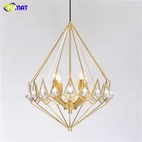 Fumat Modern Light Led Gold Crystal Diamond люстра гостиная подвесные лампы.