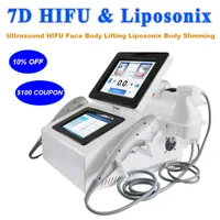 7D HIFU Liposonix Body Slimming Machine Machine Machial Maringle Удаление кожи омоложения анти старения косметическое оборудование