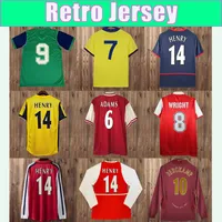1998 1999 Henry Bergkamp Retro Soccer Jerseys V. Persie Vieira Merson Adams Mens Home Red Away 3rd Football Shirt krótkie mundury z krótkim rękawem