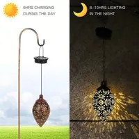 교수형 LED 태양 광 램프 야외 방수 방수 전원 조명 안뜰 정원 용품 안뜰 통로 잔디밭 거리 장식