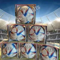 Qatar 2022 World Cup Cup Soccer Ball Op06 Times 5 Bizza match di alta qualità Ship palloni senza aria