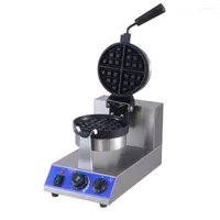 Bread Makers Electric Waffle Maker Commercial Rotating Oven Home Tilt Muffin Heating Grid MachineBread Phil22