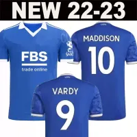 22 23 Leicester Vardy Cityhome Soccer Jerseys Maddison New 2022 2023 Barnes Tielemans Ayoze Daka Lookman Iheanacho Baby Junior Mens Kits Kit de fútbol Camisa de fútbol
