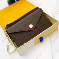 Fashion WALLET Luxurys CARD HOLDER RECTO VERSO Designers Womens Mini Zippy Wallet Coin Purse Bag Belt Charm Key Pouch Purses M69431