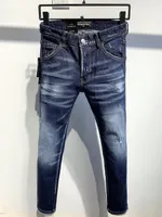 dsquared2 D2 PHANTOM TURTLE Classic Fashion Man Jeans Hip Hop Rock Moto Mens Casual Design Ripped Jeans Distressed Skinny D zMH DSQUAREDs DSQ2s DSQs