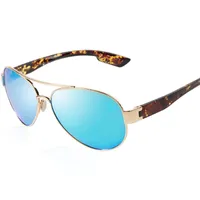 Sunglasses LORETO BRAND Pilot Polarized Coating Mirror Men Oculos Male Eyewear Accessories For UV400