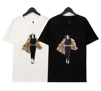 Magliette di moda maschile designer magliette magliette per magliette per le lettere casual petto lettere camicia di luxurys abbigliamento cortometraggi per maniche abiti da manica bb